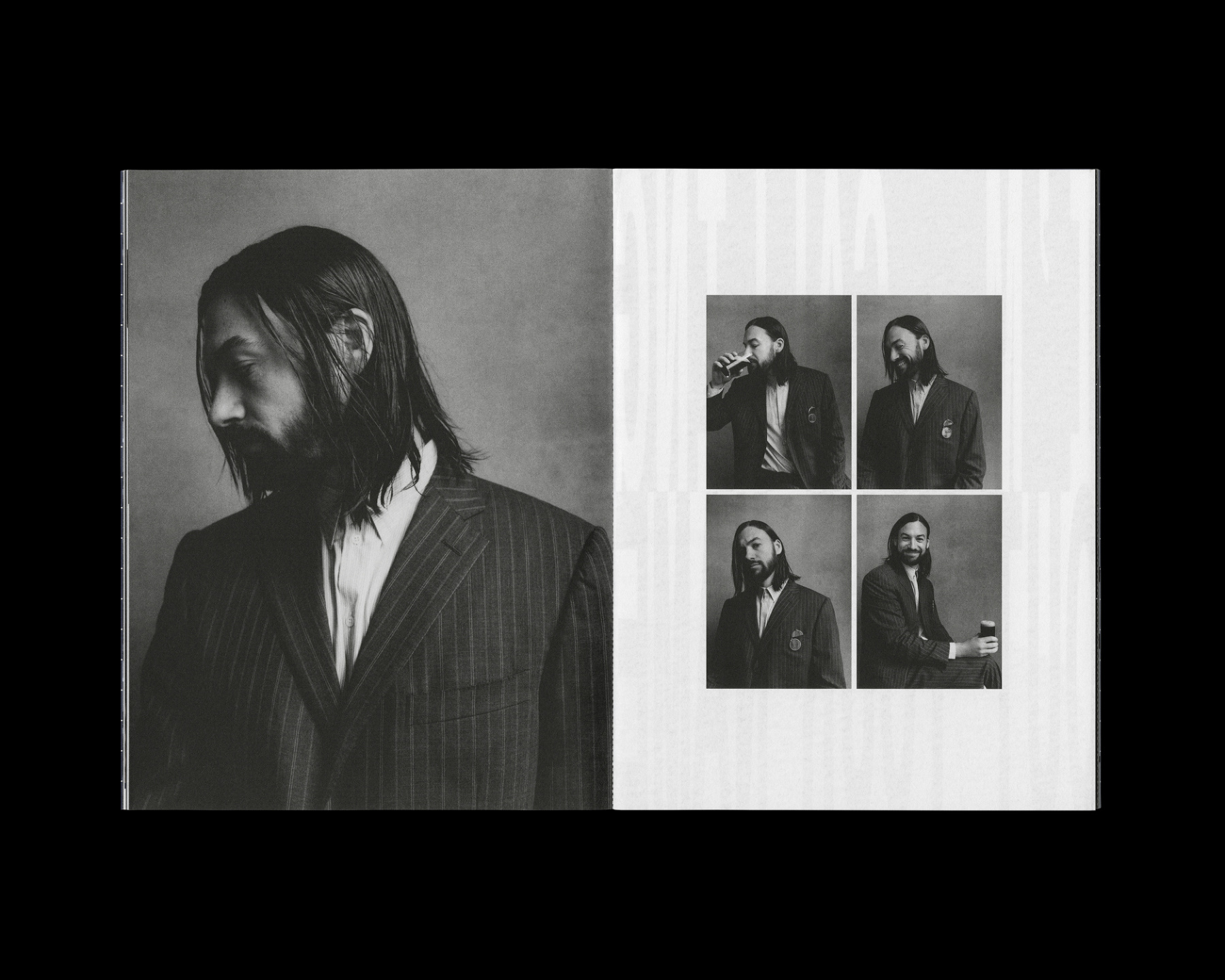 Samuel Bradley for The 1975, Zine 2