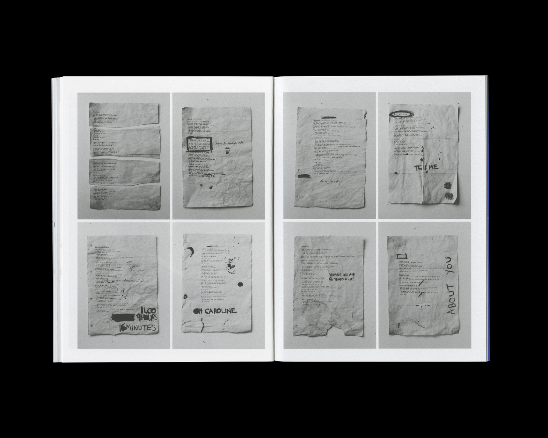 Samuel Bradley for The 1975, Zine 5