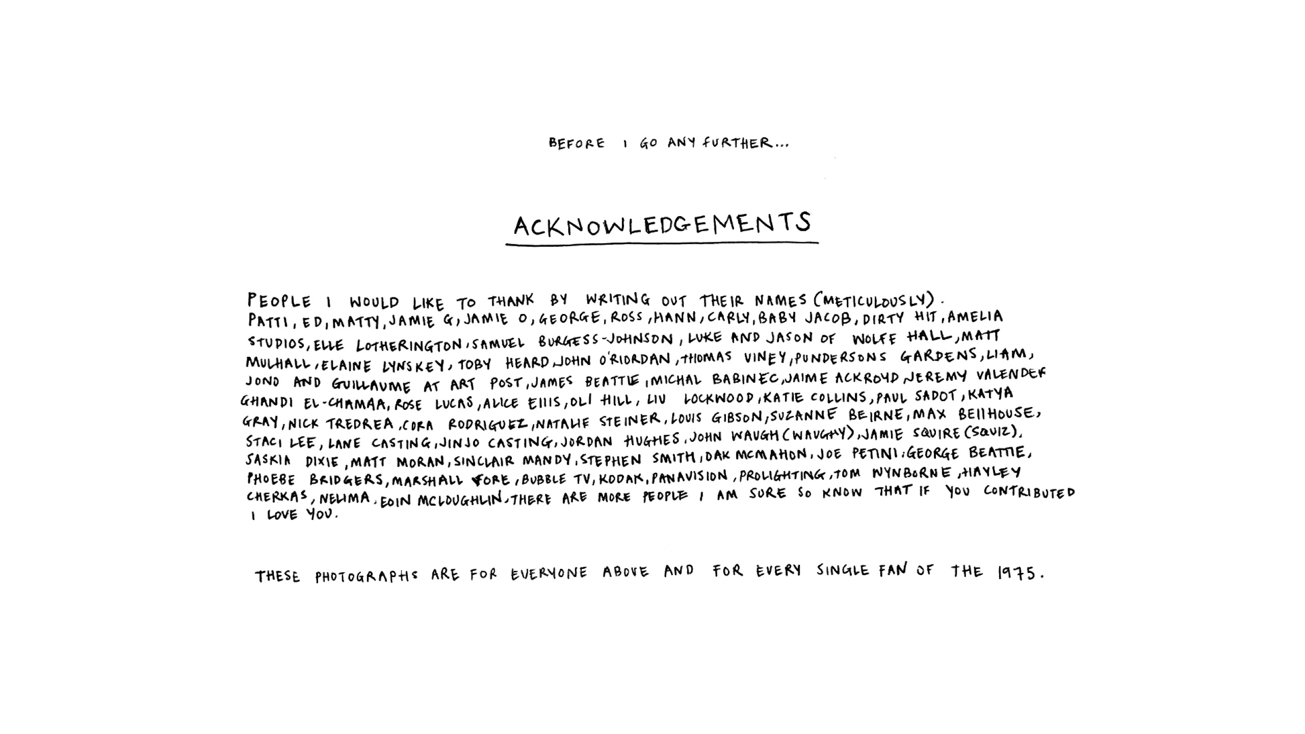 Samuel Bradley, The 1975, Being Funny In A Foreign Language