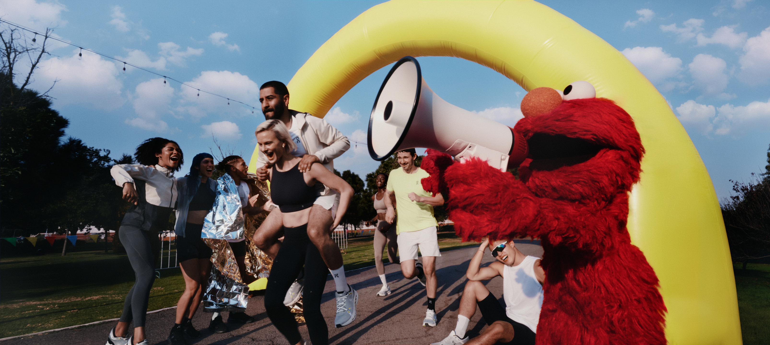 Samuel Bradley, On Running × Elmo Campaign