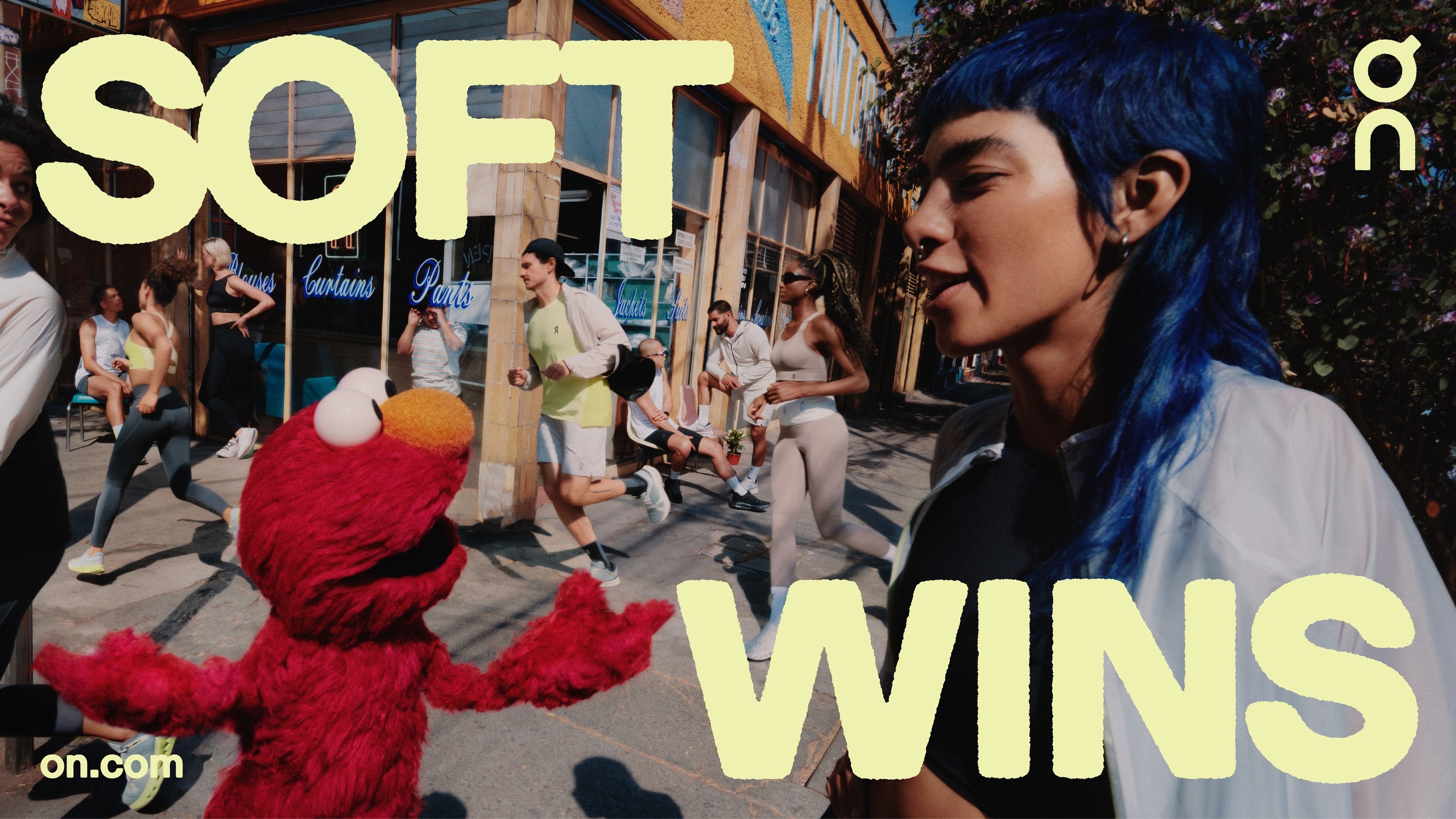 Samuel Bradley, On Running × Elmo Campaign