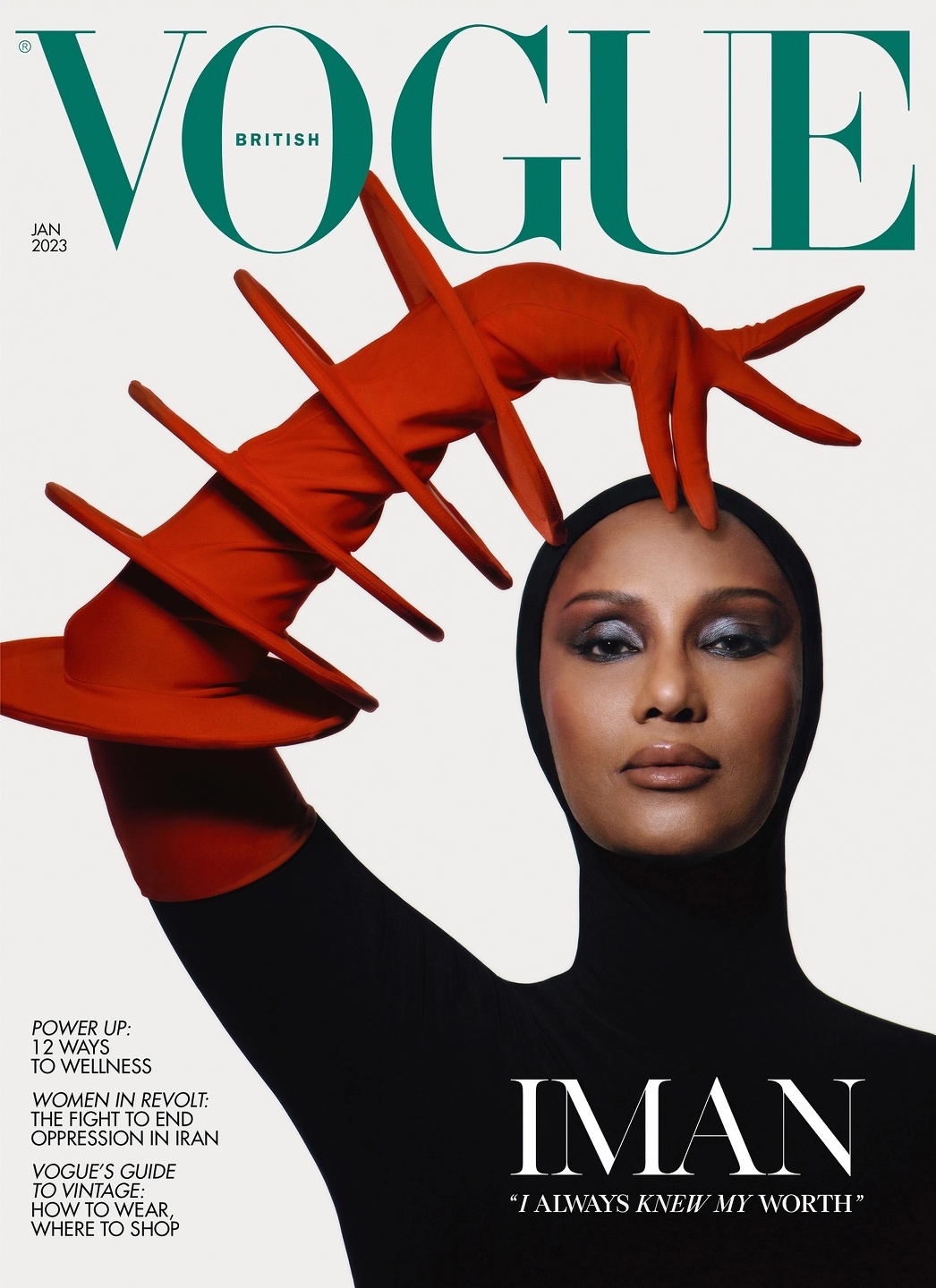 British Vogue, Iman