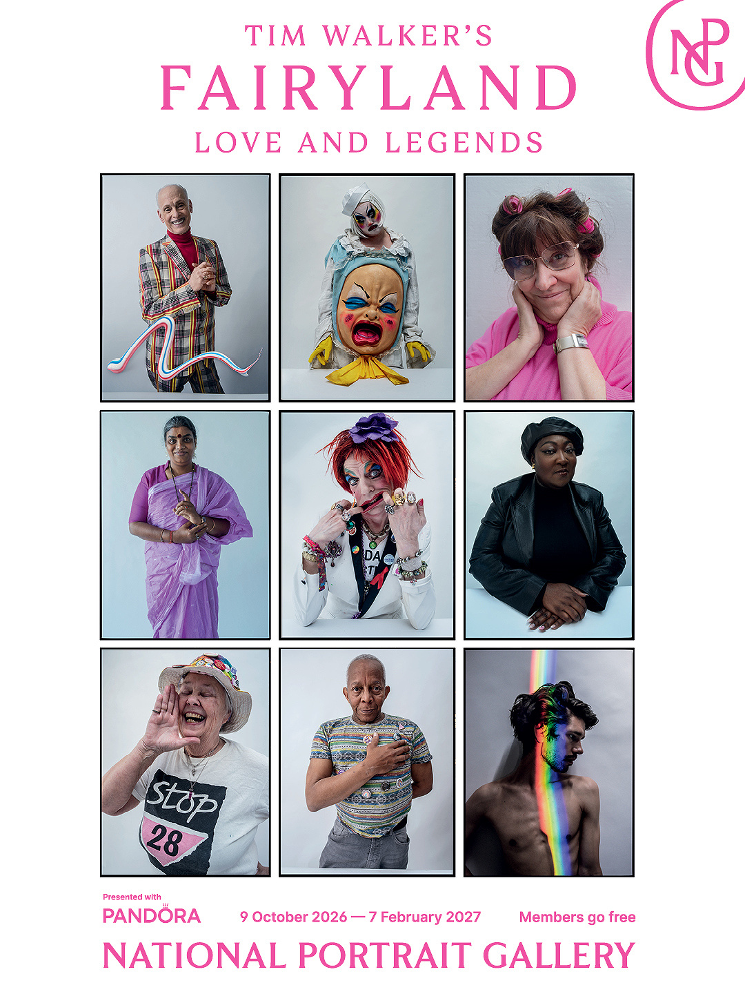 Tim Walker's Fairyland: Love and Legends exhibition at The National Portrait Gallery