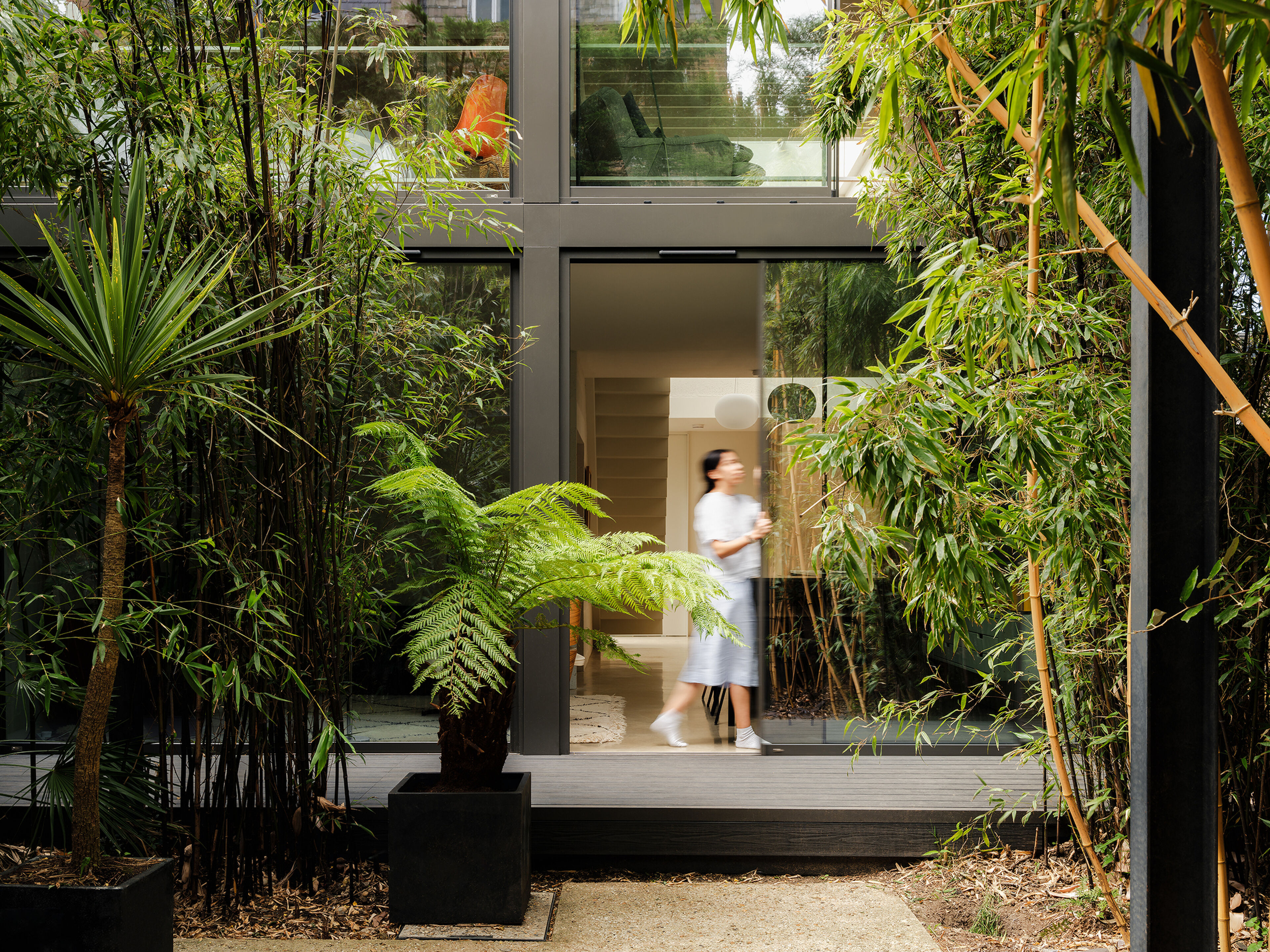 Quinn Architects — The project was inspired by the lovely courtyard gardens at the entrance and rear of the property.