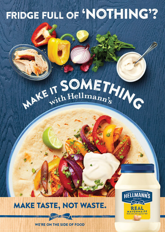 Make Taste, Not Waste. Hellmann's